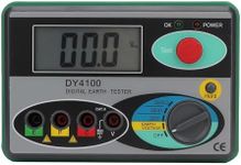 DY4100 Tester Earth Ground Tester Megohmmeter Measuring Meter Digital LCD Screen Display with Bag(DY4100 Digital Display)