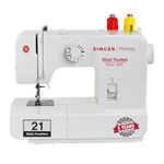 Singer Promise 1408 Zig-Zag Sewing Machine, 8 Built-in Stitches, 24 Stitches Functions with 70W Powerful motor & Feed dog with106 Teeth in 6 Rows (White)-Get Free Online Interactive Master Class