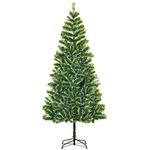 HOMCOM 7FT Indoor Christmas Tree Artificial Decoration Xmas Gift with Metal Stand Branch Tips