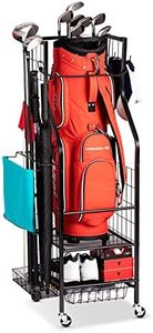 FHXZH Golf Bag Storage Rack for Garage, Organizer Stand For Golf Accessories and Equipment, Golf Club, Shed, Basement