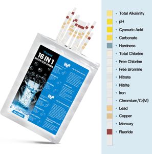 16-in-1 Drinking Water Test Kit – Comprehensive Home Water Quality Testing