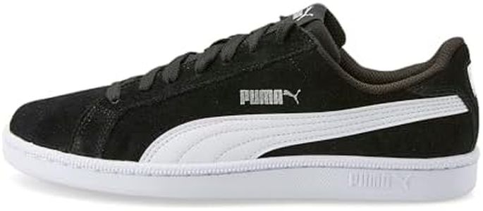 PUMA Men's Smash Sd, Black- White,9 Sneakers