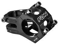 Funn Funnduro MTB Stem with 31.8mm Bar Clamp - The Ultimate Ultralight and Tough Alloy Bicycle Stem for Mountain Bike and BMX Bike, Length 45mm stem (Black)