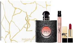Yves Saint Laurent Black Opium Eau de Parfum 50ml Gift Set 2019 (Contains 50ml EDP, Travel Spray, Lipstick)