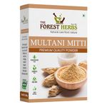 The Forest Herbs Natural Care From Nature 100% Pure Multani Mitti Powder for Face Pack (200g) For Exfoliating Soothing Nourishing Face, Skin & Hair| Indian Healing Clay/Calcium Bentonite Clay/Fuller's Earth/Body Mask