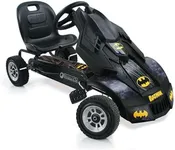 Hauck Batmobile Pedal Go Kart, Superhero Ride-On Batman Vehicle, Kids 4 and Older, Peddle & Patrol the Streets of Gotham just like Batman, Race-Styled Pedals & Rubber Wheels, Black