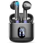 Wireless Earbuds, 2025 New Bluetooth 5.4 Headphones 6D HiFi Stereo Ear Buds with ENC Noise Cancelling Mic, Wireless Headphones in Ear with USB-C, 30H Playtime, IPX7 Waterproof Earphone for Android/iOS