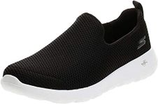 Skechers Men's Go Max-Athletic Air Mesh Slip on Walking Shoe, Black/White, 7 UK