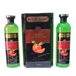 BEAUTE BLANC Fruit Vinegar Hair Dye for Men, Women, Natural Ammonia Free Color Dye (Black) 1000 ML