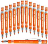 KOLOWKO Personalized 2 in 1 stylus Ballpoint pen, up to 1000 bulk/Custom Engraved Name, Text, Message - ballpoint pen for business, graduation, anniversary, communion gifts