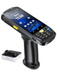 Tera Android Barcode Scanner Mobile Computer with Charging Cradle Pistol Grip, 1D 2D QR Zebra Scanner, Android 10 Handheld PDA Data Terminal, IP 65 Rugged 4G Wi-Fi GPS Works with Bluetooth Model P160