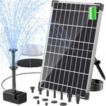 POPOSOAP Solar Fountain Pump, 12W S