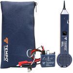 TEMPO 601K-G (Box) Tone Generator and Probe Kit | Basic Professional Wire Tracer Kit | Network Cable Tester POE Ethernet (with Alligator Clips, RJ11 Plug, Loudspeaker)