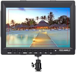 FEELWORLD FW759 Camera Monitor 7” HD 1280x800 Field Video LCD IPS Screen 1200:1 High Contrast Ratio for Steady Cam, DSLR Rig, Camcorder Kit, Handheld Stabilizer