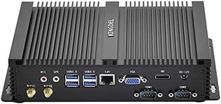 KINGDEL Mini Gaming PC, 8th Gen Intel Core i5-8250U Fanless Computer, W-11 pro, 16G DDR4 RAM 512GB SSD, HD(4K@60Hz) Outputs 6xUSB 2xCOM, HD VGA Support Two Screen,Intel UHD Graphics 620