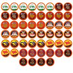 Two Rivers Coffee Chocolate Hot Cocoa Pods, Single Serve Variety Sampler Pack Compatible with K Cup Brewers Including 2.0, 52 Count