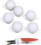 L&J 6 x Table Tennis Balls with 3 W