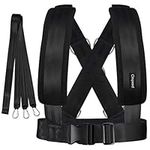 CLISPEED Fitness Sled Harness Workout Harness Exercise Speed Trainer with Pull Strap for Resistance Training