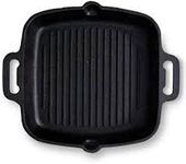 Cast Kings® Cast Iron Grill Pan Skillet, 10.8 inch, Black