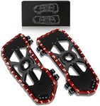 VPZMT Front Floor Boards Fits for 2009-2023 Harley Touring/Road King/Road Glide/Street Glide/Electra Glide/CVO Tri Glide (RED）