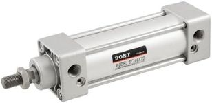 uxcell 40mm Bore 75mm Stroke Stainless Steel Mini Pneumatic Air Cylinder