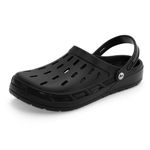 Lakeland Active Men's Coniston Ultra-Breathable Clogs for Summer Holidays and Everyday Use - Black - 11 UK