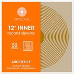 50x 12 Inch Anti Static Inner Vinyl