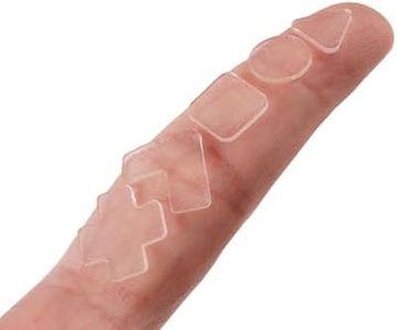 BLEWAY Bump Dots for Visually Impaired Combo Pack(5 Exclusive Tactile Shapes) - Low Vision Aids Braille Stickers Raised Tactile Dots for Elderly, Blind (Clear)