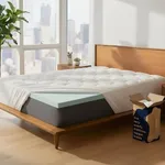 ViscoSoft Memory Foam Mattress Topper Cal King - 3 Inch Reflex Gel Mattress Pad CertiPUR-US Certified