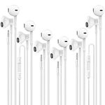 6 Pack Earbuds Headphones Wired wit
