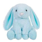 Apricot Lamb Toys Plush Light Blue Bunny Stuffed Animal with Fluffy Soft Ears (Lighe Blue Bunny, 8 Inches)