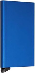 Secrid Card Protector with RFID Proection, Blue, Very Slim Credit Card Holder