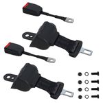 Podoy Upgraded Golf Cart Seat Belts Kit Universal Retractable for Golf Carts Compatible with E-ZGO TXT & RXV Club Car DS 42" Seat Belts kit (Set of 2)