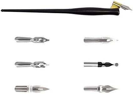 Trustela Calligraphy Set For Beginners, Calligraphy Pen, Dip Pen, Plastic Dip, Calligraphy Pen, Caligrapher Pen, 7 Calligraphy Nibs, Oblique Pen Holder, Dip Pen Set, Calligraphy Kit for Beginners