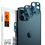 Spigen Camera Lens Screen Protector [Glas.tR Optik] designed for iPhone 12 Pro Max (2020) - Pacific Blue [2 Pack]