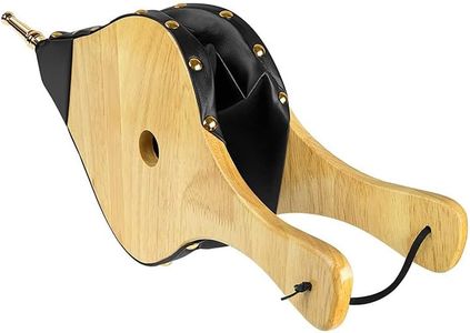 Auoasl Fireplace Bellows Indoor 17"x 7.5" Large Wood Fire Blower with Hanging Strap BBQ Grill Chimney Hand Bellow Pump