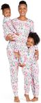 The Children's Place Baby Family Matching, Christmas and Holiday Pajama Sets, Cotton, Merry Joy Pink, XLarge (Adult)