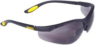 DEWALT DPG59-220C Reinforcer Rx-Bifocal 2.0 Smoke Lens High Performance Protective Safety Glasses with Rubber Temples and Protective Eyeglass Sleeve