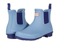 HUNTER Original Chelsea Bouvet Blue/Balder Blue 8 M