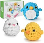 Zepiany Crochet Kit for Beginners, Crochet Animal Kit, Beginner Crochet Kit - Gift for Birthdays, Crochet Kits for Adults with Step-by-Step Video Tutorials