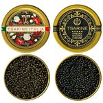 Gourmet Caviar Set | Sturgeon Caviar | Fish Caviar | Malossol Caviar | Brand - TSARINE Caviar | Refrigerated delivery (2x30set)