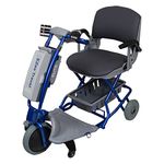 EZee Life Elite - Mobility Scooter Folding Travel Portable Lightweight - Blue (CH4030)