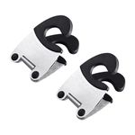 Gartig Pot Clip Holder Utensil Spoon Rest Stainless Steel Spoon Holder Anti- Scald Grip Resistance (2pcs) (Color May Vary)