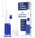 ORAVIX Dental Water Flosser Tonsil Stone Remover, Oral Irrigator Water Flosser, Gentle Water Flosser for Sensitive Teeth and Gums, Kids Water Flosser, Manual Water Flosser No Electricity or Batteries