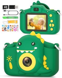 Kids Camera for 3-8 Years Old Toddlers Childrens Boys Girls Christmas Birthday Gifts Selfie Digital Toy Camera with 32GB SD Card