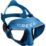 Cressi Atom, Blue Metal/Black, Clear Lens