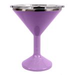 ORCA Tini 13oz Stainless Steel Martini Glass | Temperature Insulated Tumbler for Every Outdoor, Picnic, Poolside, Beach & Patio Party — Lilac