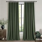 Olive Green Blackout Curtains & Dra