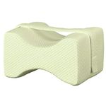 Kuber Industries Memory Foam Orthopedic Knee Support Leg Rest Pillow for Side Sleepers, for Relief from Sciatica, Back Pain, Leg Pain, Pregnancy, Post Surgery, Hip & Joint Pain (Cream) - (CTLTC039221)