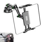 Noaya Car Tablet Holder - 360° Rotating Adjustable Tablet Holder for Cars, Tablet Car Holder for Dashboard Windshield, Tablet Cars Mount Suitable for Ipad Iphone Samsung 5"-13" Phone Tablets